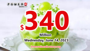 Powerball 头奖在 2023 年 6 月 14 日的开奖中增至 3.4 亿美元。