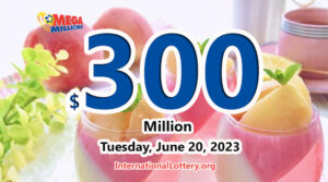 2023年6月16日的Mega Millions结果 – 有一位玩家赢得了第二奖。
