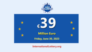 2023年6月27日的结果 – EuroMillions 奖金为39,000,000